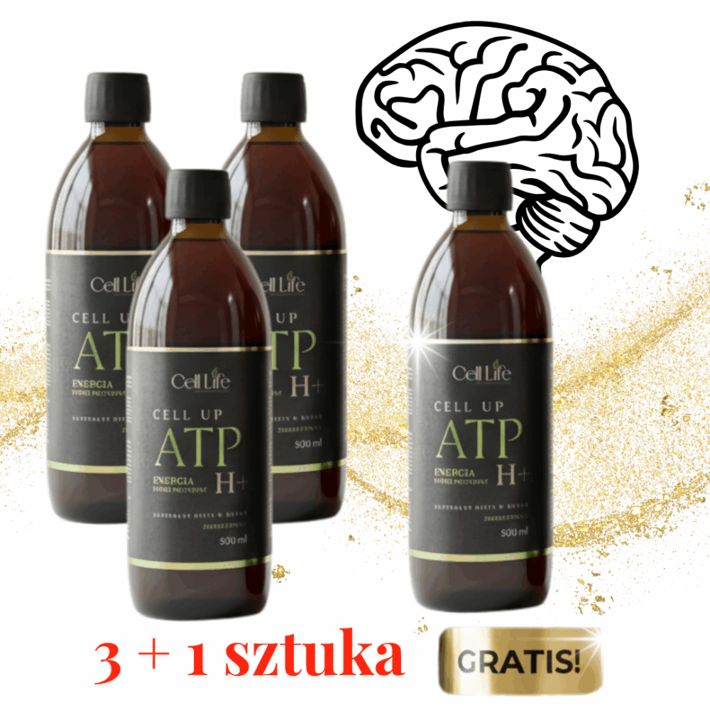 Zestaw 3+1 CELL UP ATP H+ - WSPARCIE ENERGII W MITOCHONDRIACH