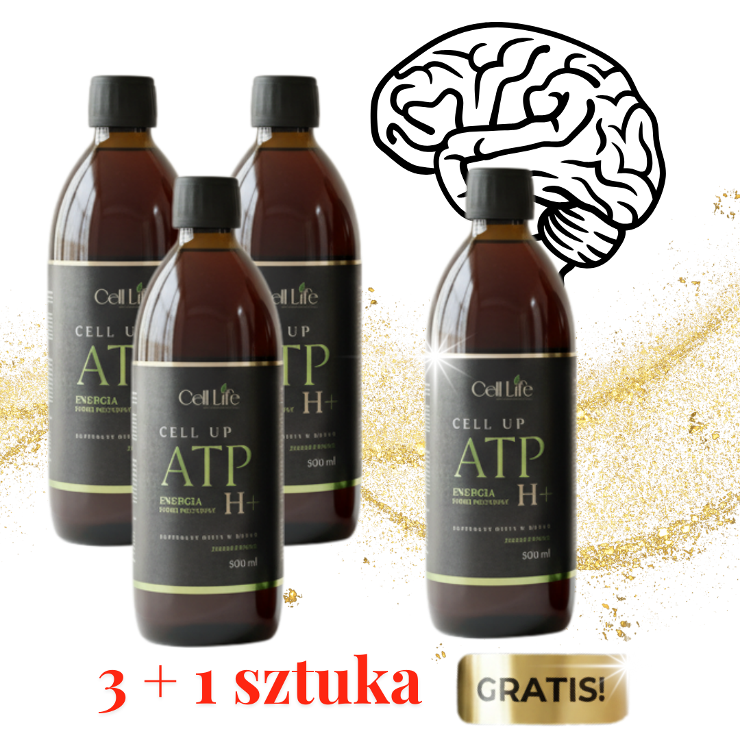 Zestaw 3+1 CELL UP ATP H+ - WSPARCIE ENERGII W MITOCHONDRIACH