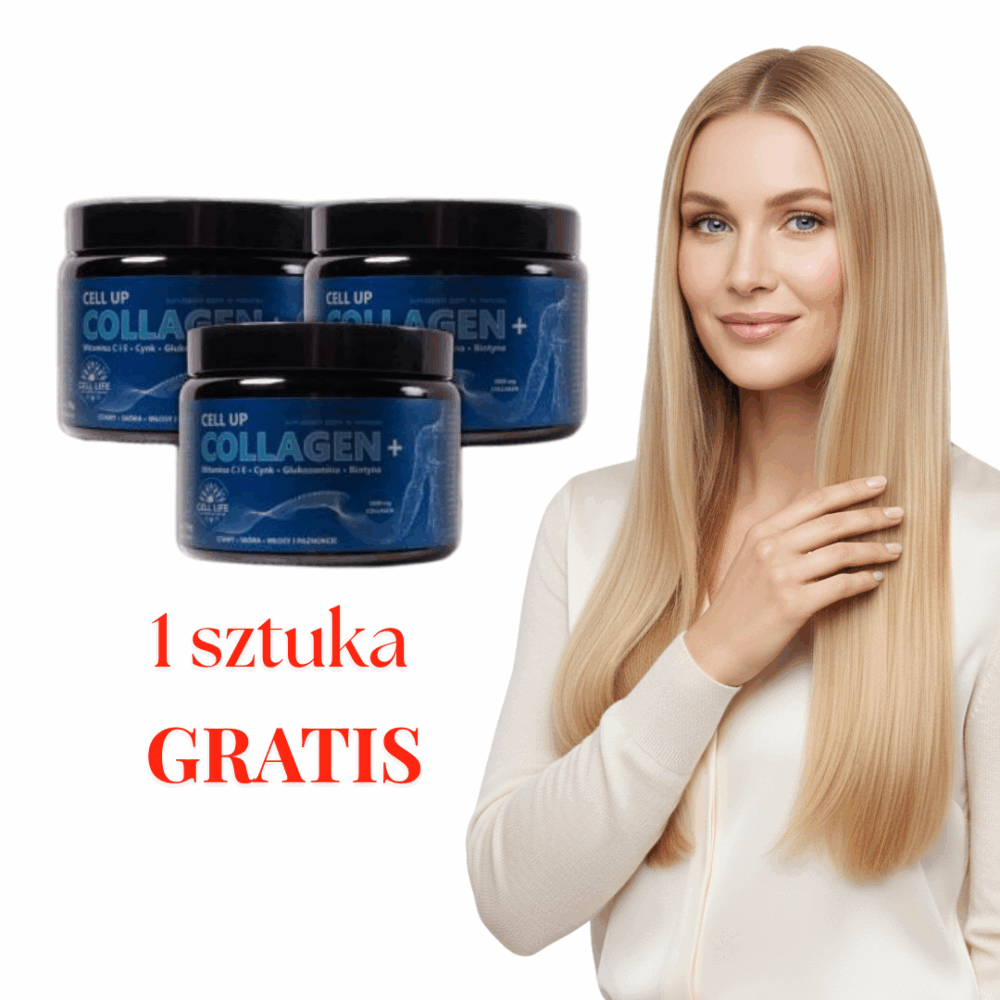Zestaw 2+1 Cell Up Collagen+ BIAŁKO MŁODOŚCI - KOLAGEN
